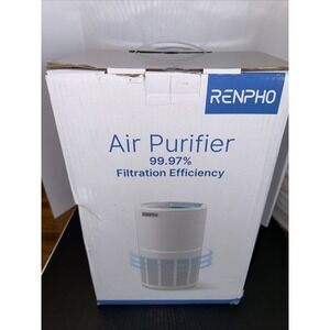 New Powerful RENPHO HEPA Air Purifier: Clean Air for 600 Sq.ft, White
